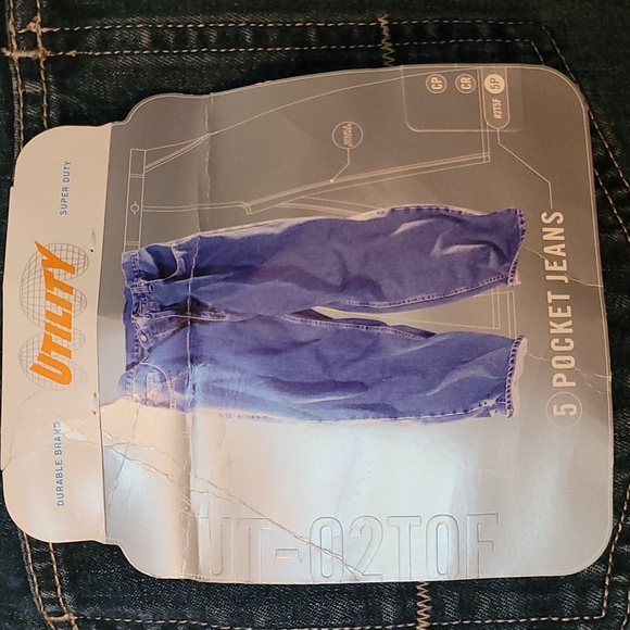 Utility men's 38x32 denim jeans - Picture 3 of 7